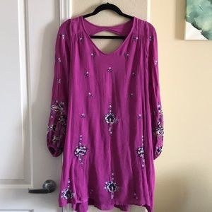 Free People Embroidered Dress